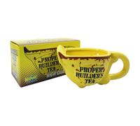 Kapow Gifts Builder's Mug Novelty Shaped Proper Builder's Tea Mug Gift for Workman Gift Boxed Cup