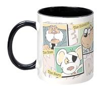 Kapow Gifts Danger Mouse Mug Cartoon Collage Retro Kids TV