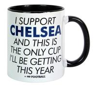 Kapow Gifts I Support Chelsea and This is only Cup Ill get This Year - Gift for Blues Supporter, Ceramic, 250ml