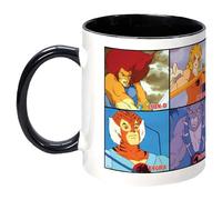 Kapow Gifts Thundercats Mug. Character Collage Retro Cool 80's Series Lion O Cheetara