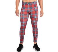 Kapow Men's Leggings - Compression Tights Yoga Base Layer Lightweight Spandex Colourful Printed Festival Meggings Lounge Joggers (Groundskeeper Willie, Large)