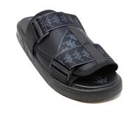 Kappa 222 Banda 1 Slides, Black Grey Dk, 13.5 Women/12 Men
