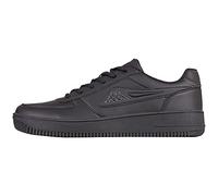 Kappa 242533 Unisex Adults’ Low-Top Sneakers, Black (Black/Grey 1116), 8 UK
