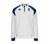 Kappa Ablas PRO 7 AS Monaco 23-24, Official Sweatshirt, White/Blue, 10Y, Boy