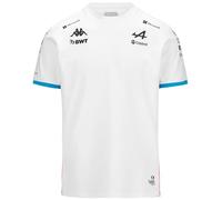 Kappa - Adiry BWT Alpine F1 Team 2024 Men's T-Shirt, White, Blue, Pink, 5XL