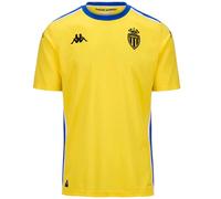 Kappa As Monaco 24/25 Kombat Goalkeeper Home Short Sleeve T-shirt Yellow XL Men