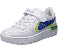 Kappa Boy's Unisex Kids Style Code: 260971nck Bash Lr Nc K Sneaker, White Blue, 12 UK Child