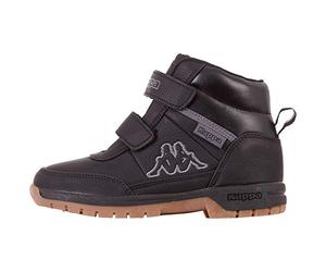 Kappa Bright Unisex Children's High Trainers, Black 1111, 12 UK