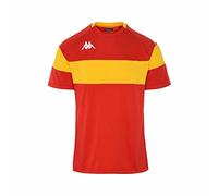 Kappa Dareto Men's T-Shirt, red/Yellow, L