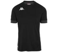 Kappa Dervio Unisex Adult T-Shirt - - M Black/White