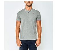 Kappa Ezio, Men’s T-Shirt, Gris Jaspeado, Rojo Oscuro,