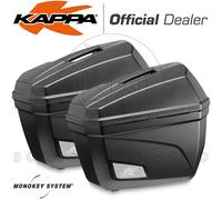 Kappa K22 Pair Of Rigid Side Cases Monokey K22N 22Lt = Givi E22 For Motorcycle