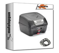 kappa k320n + kr8203 + km5m top case k320n + rear rack compatible with moto guzzi v85 tt 2019 2020 2021 2022 2023 mototopgun