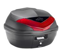 KAPPA K355N TOP CASE black with red reflector 35 liters