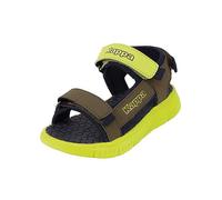 Kappa Kids Velcro Strap Sandals Lime Green