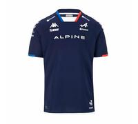 Kappa - Kombat France Ocon BWT Alpine F1 Team Jersey 2024 for Men, Blue, XXL