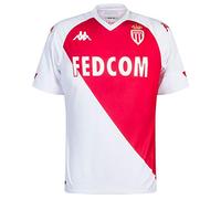 Kappa Kombat Home Monaco T-Shirt, mens, T-Shirt, 3118ZPW, white/red, FR : Taille Unique (Taille Fabricant : 6Y)