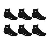 Kappa LOGO NKD ANK 3PACK Unisex Socks 12 Pairs Pack | Black | 39-42