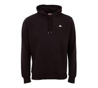Kappa Men and Women Unisex Hooded Sweatshirt,Caviar Black