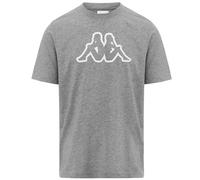 Kappa Men's 303hz70 005 Cromen Logo Tee Black (Pack of 1)