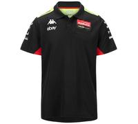 Kappa Men's Acrazon Polo Shirt, Black, L