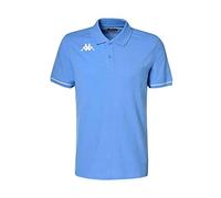 Kappa Men's Barli Polo Shirt, Blue/White, M