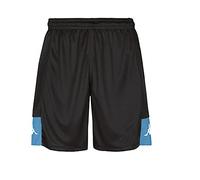 Kappa Men's Daggo Shorts, Black/Blue, 3XL