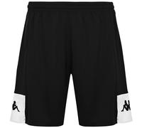 Kappa Men's Daggo Shorts, Black White, S