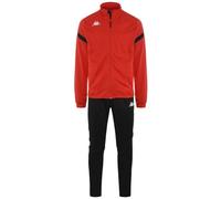 Kappa Men's Dalcito Tracksuit, Red Black, 3XL UK