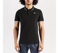 Kappa Men's Ezio T-Shirt, Black/White, M