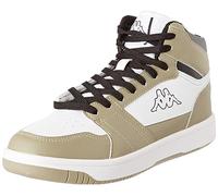 Kappa Men's Logo Basil Md Walking Shoe, Beige Sage White Bla, 8 UK