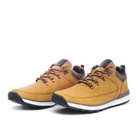 Kappa Men's Logo MONSI Sneaker, Yellow TAN-Brown Oak, 9.5 UK