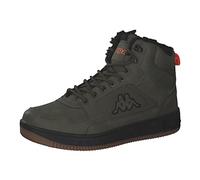 Kappa Men's Trainers Shoes High Top Lined Style Code 243046FUR 3111 Green, 3111 Army Black, 10 UK