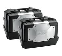 Kappa Cases KGR46PACK2 – MONOKEY 46L Top/Side Cases Set of 2 Silver