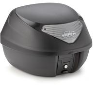 Kappamoto Top-case K29NT MONOLOCK – 29 L Black, Embossed with Smoked Reflectors