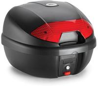 KAPPA TOP-CASE K30 L black with red reflector