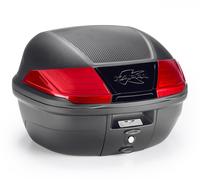 Kappamoto Motorcycle Top Case K400N2 Monolock 40L Restyling '24 Black