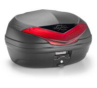 KAPPA K466N top case with red reflector black 46 liters