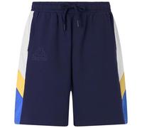 Kappa Padel Ferud Comfortable and Stylish Technical T-Shirt, White and Green Fluo and Blue Twilight, Size M