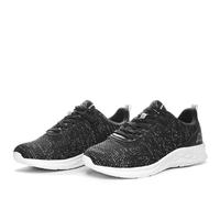 Kappa ROSTIEW Logo, Women's Running Shoes, Black-Grey Silver, 41 EU/UK 7, Black Grey Silver, 8.5 UK