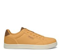 Kappa Tango 1.0 Unisex Sneakers - Yellow/Brown - Size 42 | Low-cut sneaker with synthetic upper, rubber outsole, and dual density foam insole.