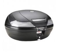 KAPPA TOP-CASE K49 black w. Transp. reflector