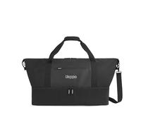 Kappa Travel Bag - Weekend Duffle with Shoe Compartment & Waterproof Zips, 67x38x23.5cm - Black Overnight Bag