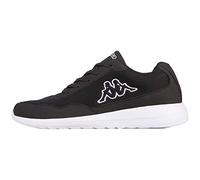 Kappa Unisex Follow Low-Top Sneakers, Black (Black/White 1110), 5 UK