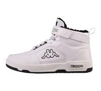 Kappa Hanbury Fur Unisex Sneaker, White, 6 UK