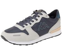 Kappa Unisex Logo Berlin 2 Walking Shoe, Grey Dk Blue Dk, 10 UK