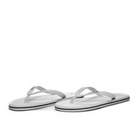 Kappa Unisex Logo Moker Flip Flops, White Black, 6 UK