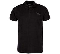 Kappa Unisex Polo Shirt Women Men 303173 Black, konfektionsgröße:XL