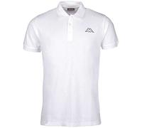 Kappa Unisex Polo Shirt Women Men 303173 White, konfektionsgröße:XXXL