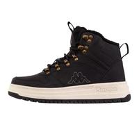 Kappa Unisex Style Code: 243364 Tobin Sneaker, Black Off-White, 3.5 UK